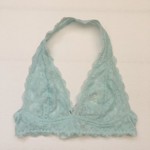 Free People Other - Free People Galloon Halter Bra Pale Blue